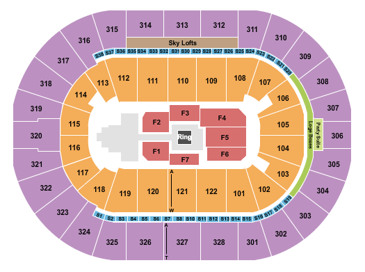 BOK Center WWE Seating Chart